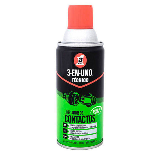 3-EN-UNO TÉCNICO LIMPIADOR DE CONTACTOS 300ML